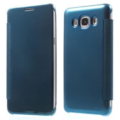 Etui en PU mirroir Surface pour Samsung Galaxy J5 (2016) - Bleu