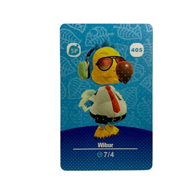 Amiibo Standard Carte pour Animal Crossing Séries 5 HAOBUY pour Nintendo Switch - NO.405 (8.6*5.4cm)