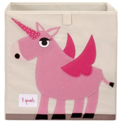 3 SPROUTS - Cube de Rangement Licorne