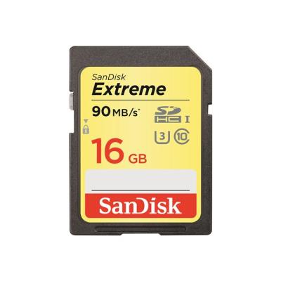 SanDisk Extreme - flashgeheugenkaart - 16 GB - SDHC UHS-I