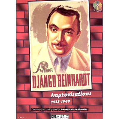 Partitions jazz&blues LEMOINE REINHARDT DJANGO - IMPROVISATIONS 1935-1949 + CD - GUITARE Guitare