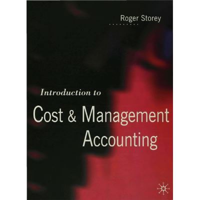 Introduction to Cost and Management Accounting - [Livre en VO]