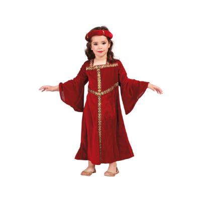 Deguisement Fille Medievale 4/6Ans Bordeaux