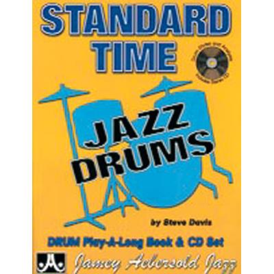 Partitions jazz&blues AEBERSOLD DAVIS STEVE - STANDARD TIME + CD - BATTERIE Percussion