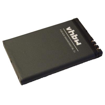 Batterie Li-Ion 1350mAh (3.7V) vhbw pour téléphone portable smartphone Nokia 5230, 5800, 5800 Navigation Edition, 5800 XpressMusic, 5800T comme BL-5J.
