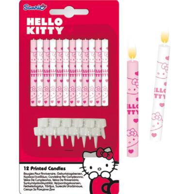 Bougies Hello Kitty (x12)