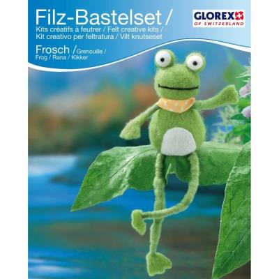 GLOREX Kit Créatif a Feutrer Grenouille