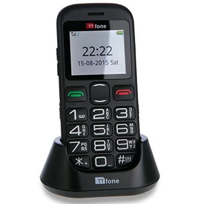 TTfone TT850 Téléphone portable débloqué 2G (Ecran: 1,77 pouces - Simple SIM) Noir