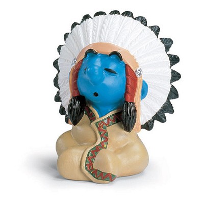 Schtroumpf chef de tribu