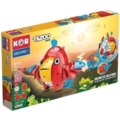 Geomag - 604 - Jeu De Construction - Kor Tazoo Toco - 86 Pièces