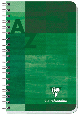 Clairefontaine - Repertoire Reliure Integral 180p  A4 5x5 90g