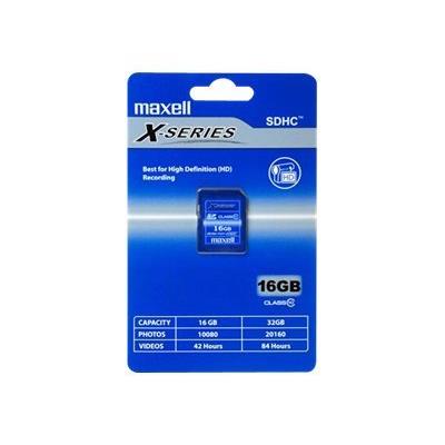 Maxell X-Series - Carte mémoire flash - 16 Go - Class 10 - SDHC