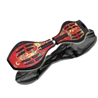 Makrofit pro xl 14032 ben waveboard 88 x 23 x 30 cm charge max 95 kg, sac et roues fluo inclus rouge