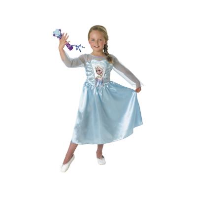 Déguisement fille Elsa Classic avec Micro T-S