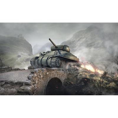 Maquette char : world of tanks : m4 sherman italeri