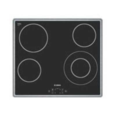 Bosch PKF645R14E vitrocéramique - 60 cm - vitrocéramique - avec garnitures en acier inoxydable