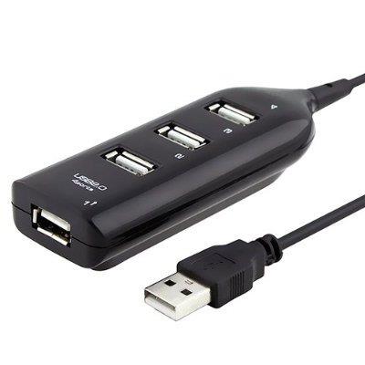 Splitter/HUB cable USB X 4 HI-SPEED USB 2.0 MJ2879 Noir