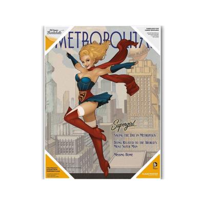 Poster DC Comics Verre Trempé DC Bombshells Supergirl 30X40cm