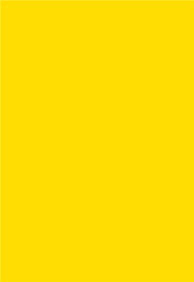 Paquet de 25 cartes simples Pollen 70x95mm Jaune Soleil 210g