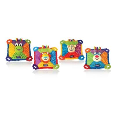 Nûby - id6568 - lot de 4 anneaux de dentition - carré deveil