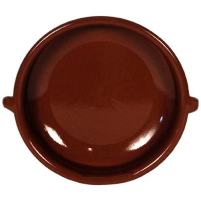 Amazing cookware plat circulaire en terre cuite naturelle 23 cm