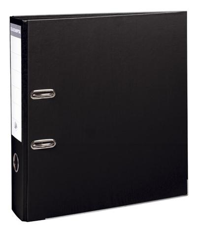 Classeur Exacompta à levier 32x29cm PVC Dos 50mm Noir