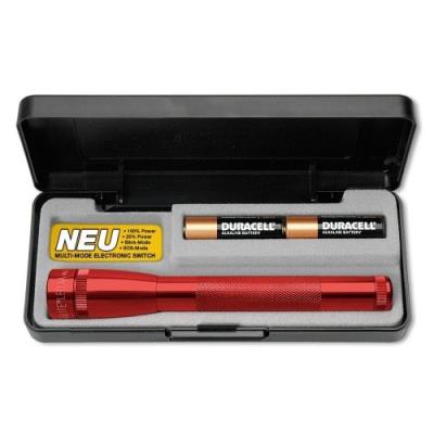 Maglite mini 2aa r6 led coffret mixte adulte rouge 16.8 cm