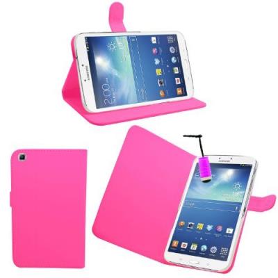 Samrick Executive Étui Folio Portefeuille En Cuir Spécialement Conçu Pour Samsung Galaxy Tab 3 7"" P3200/P3210 Support De Visualisation Exclusif Film De Protection D'Écran Chiffon En Microfibre Mini-Stylet Capacitif P8200 Galaxy Tab 3 (8.0) Ros