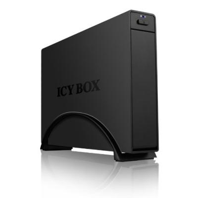 Icy Box IB-366StU3+B Boîtier Externe pour Disque Dur 3,5 SATA + Support UASP DD/SSD SATA III USB 3.0 Noir