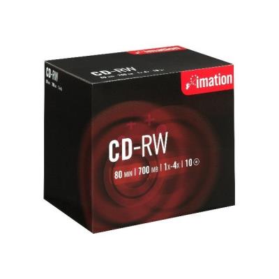 Imation - CD-RW - 700 Mo (80 min) 1x - 4x - boîtier CD
