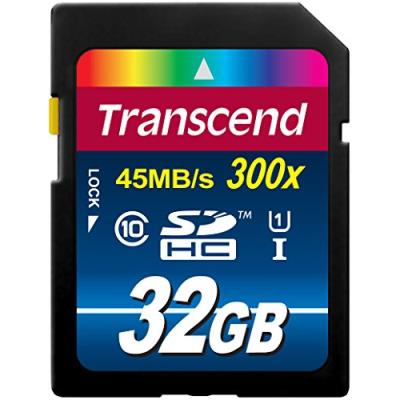 Transcend 32 go carte mémoire sdhc classe 10 uhs-i 400x ts32gsdu1