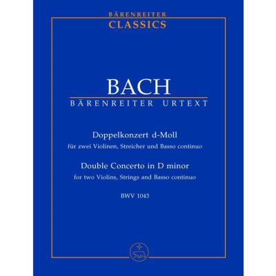 Partitions classique BARENREITER TASCHENPARTITUREN BACH J.S. - KONZERT FüR ZWEI VIOLINEN D-MOLL BWV 1043 - CONDUCTEUR POCHE Format poche