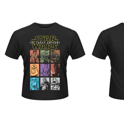 Star Wars Episode VII - T-Shirt Character Panels (S)