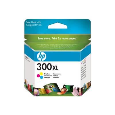 HP 300XL - hoog rendement - driekleur op verfbasis - origineel - inktcartridge
