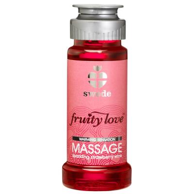 Swede Huile Massage Fraise Vin Petillant 50 ML