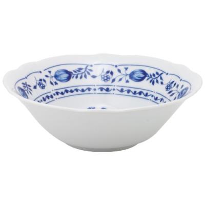 KAHLA - PORCELAINE POUR LES SENS 172902A72067U ROSSELLA ZWIEBELMUSTER PLAT DE SERVICE BLEU 19 CM