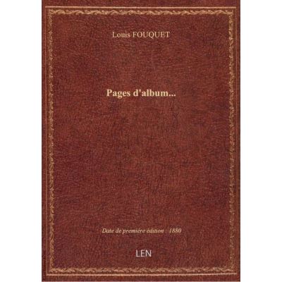 Pages d'album…