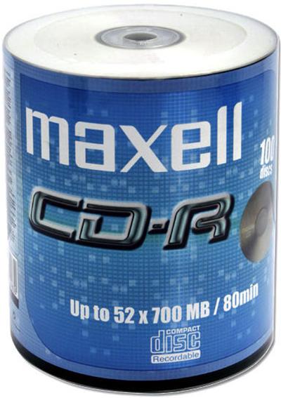 Maxell 100 x CD-R | 624037 | 700 MB (80 Min) 52x - Spindel