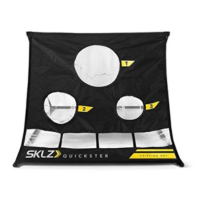 SKLZ Filet d'entraînement de golf Quickster Noir et blanc