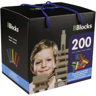 Bblocks construction boards, color 200 pcs bbl 200kleur