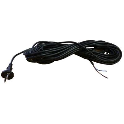 MISTER VAC A226 CÂBLE D'ALIMENTATION POUR ASPIRATEUR 2 X 0,75 MM² 15 M (NOIR)