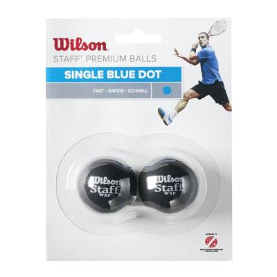 Balles squash Wilson Staff Squash 2 Ball Dot - Taille :Taille unique