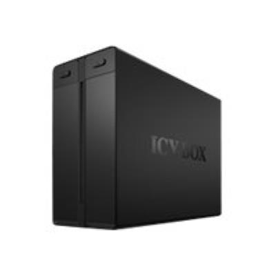 RaidSonic ICY BOX IB-RD3662U3S - storage enclosure - SATA 3Gb/s - eSATA, USB 3.0