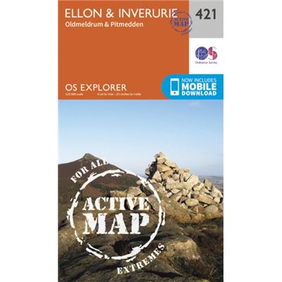 Os Explorer Map Active (421) Ellon And Inverurie (Os Explorer Active Map) (Map)
