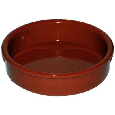 Amazing cookware plat circulaire en terre cuite naturelle 13 cm