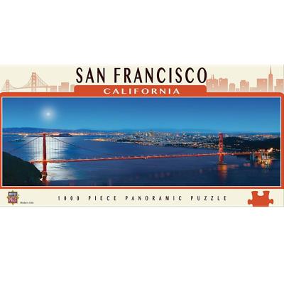 Puzzle 1000 pièces panoramique : San Francisco, Californie Master Pieces