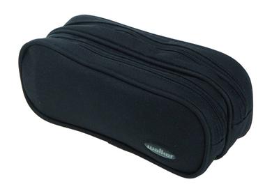 Trousse Fourre-tout double compartiment Walker Classic Noir