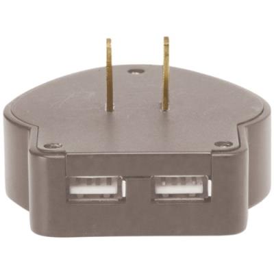 Wenger-chargeur de voyage usb we8908gy 2 compartiments gris