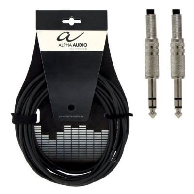 Alpha Audio 190025 Basic Line Câble Pour Instrument Jack 6,3 Mm 3 M Noir