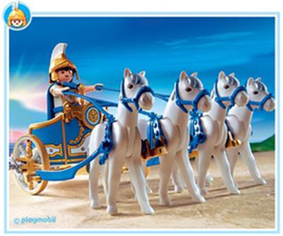 Playmobil - 4274 - Cavalier Romain / Quadrige